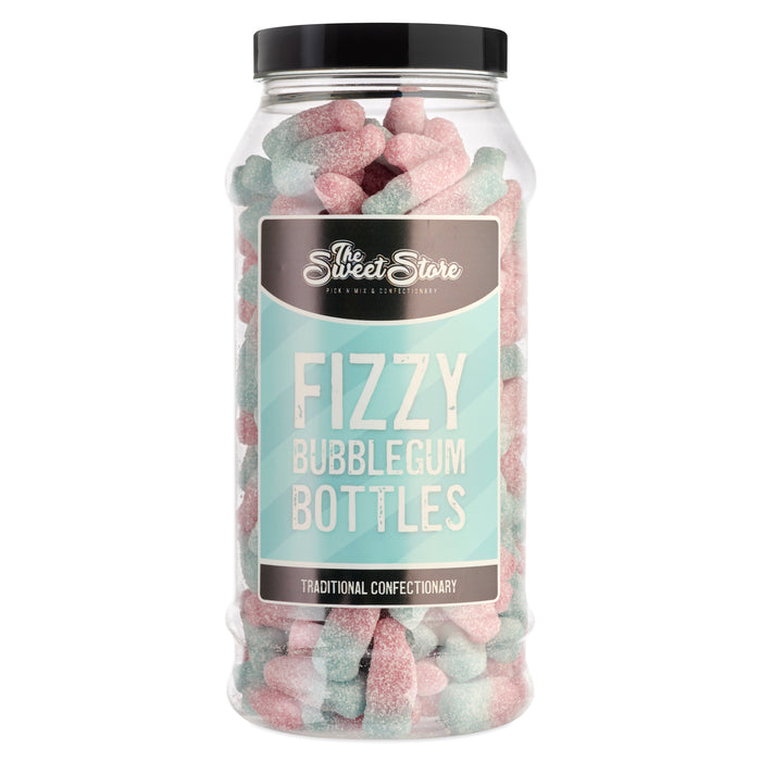 Fizzy Bubblegum Bottles Sweet Jar