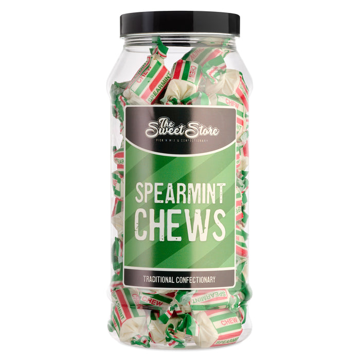 Spearmint Chew Sweet Jar