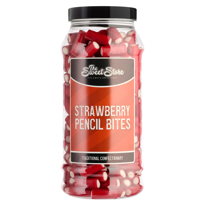 Strawberry Pencil Bites Sweet Jar