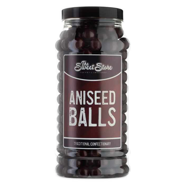 Aniseed Balls Sweet Jar