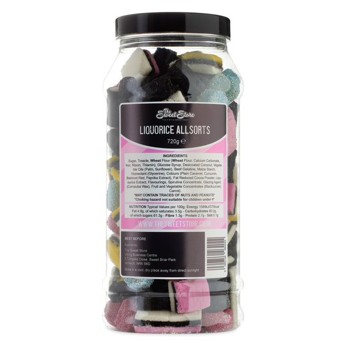 Liquorice Allsorts Sweet Jar