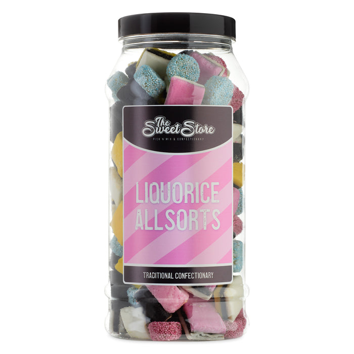 Liquorice Allsorts Sweet Jar