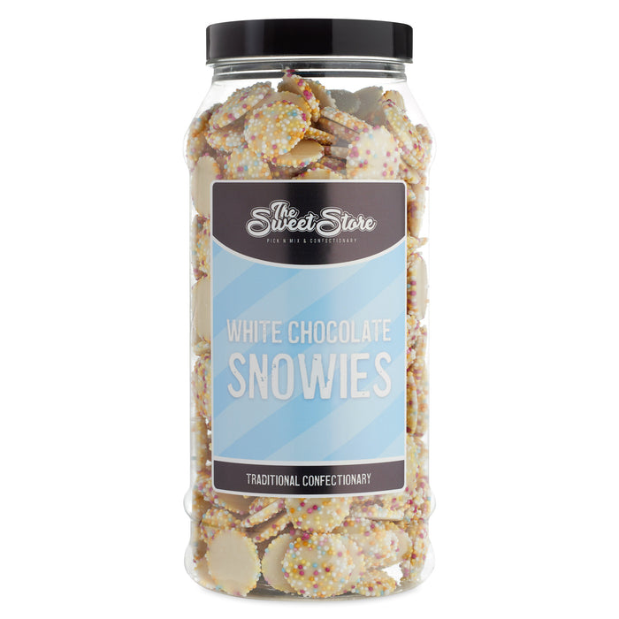 White Chocolate Snowies Sweet Jar