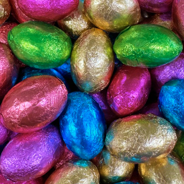 Luxury Milk Chocolate Foiled Mini Eggs 250g