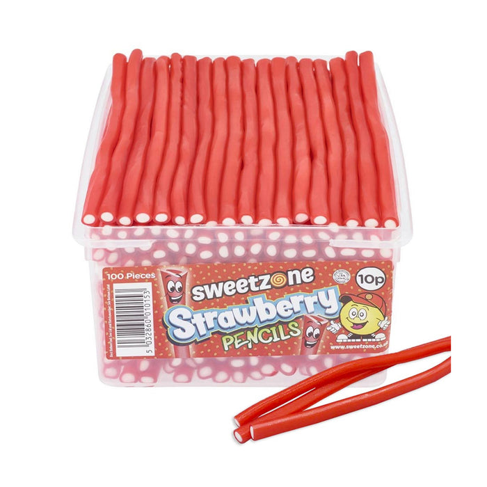 Sweetzone Strawberry Pencils Tub