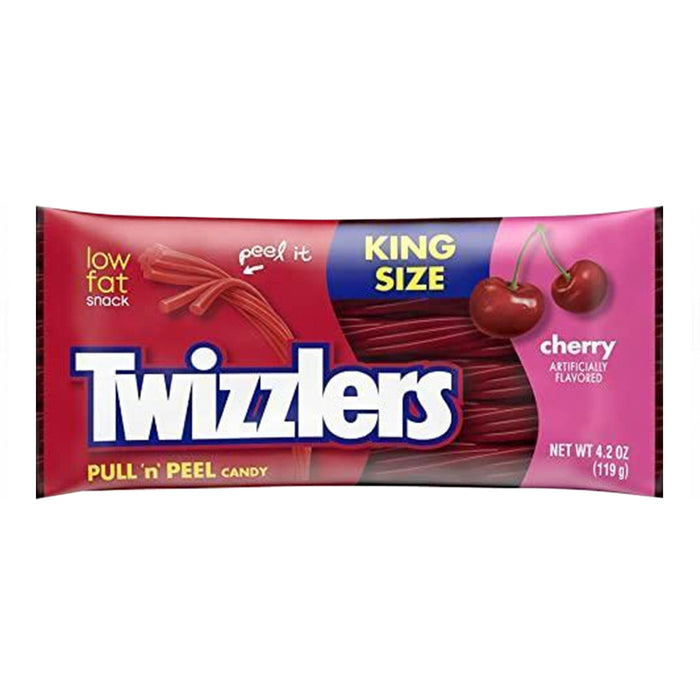 Twizzlers Cherry Pull 'n' Peel Candy Bag 119g